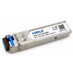 Module quang SFP HRUI công nghiệp 2.5G BiDi-20KM
